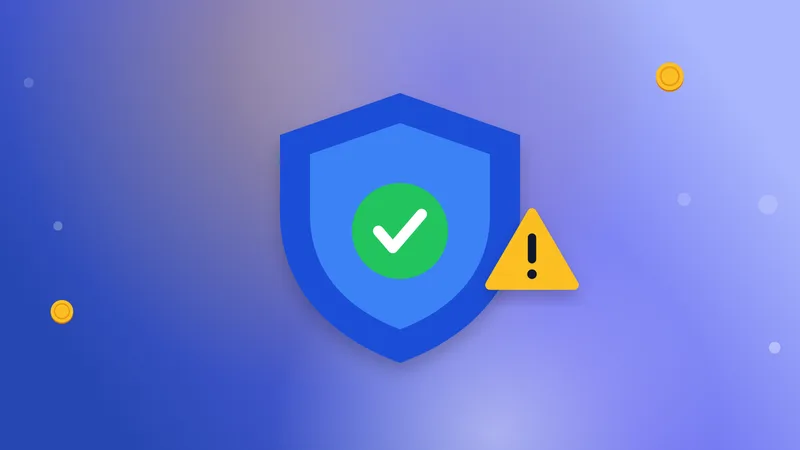 Illustration for “Are paid focus groups legit? How to tell real studies from scams in the US”: a shield with a checkmark and a warning sign