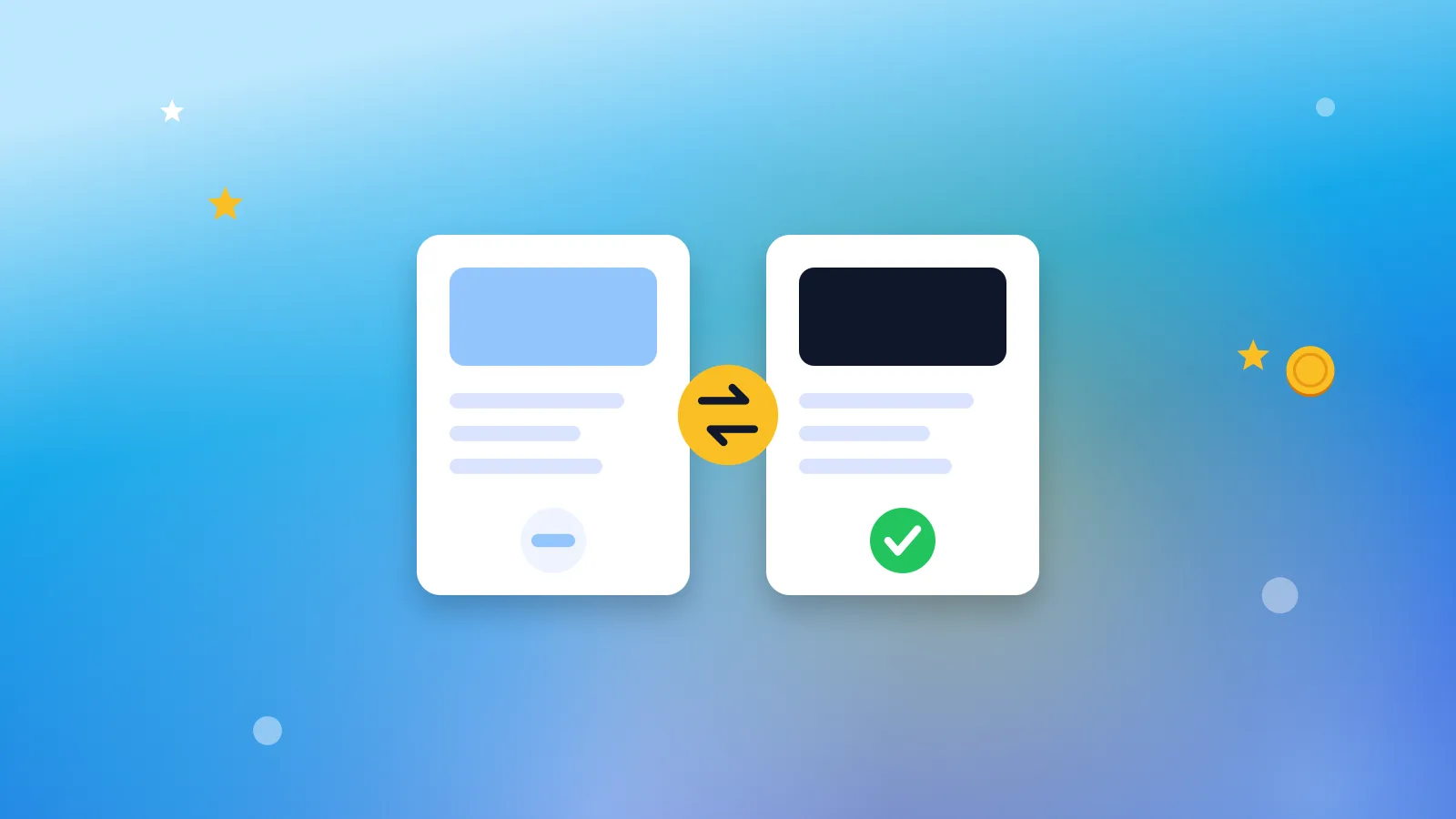 Illustration for “Paid research sites compared: 13 platforms by their own official data”: two platform cards side by side for comparison