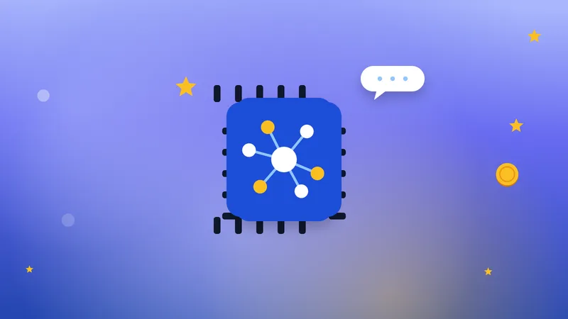 Illustration for “Where to find AI training work and paid research studies: platforms compared, and how to stop losing hours searching”: a chip with a network of nodes